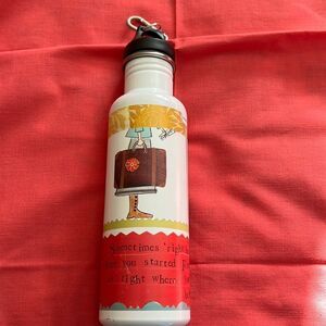 Leigh Standley Stainless Steel water bottle, vintage design
